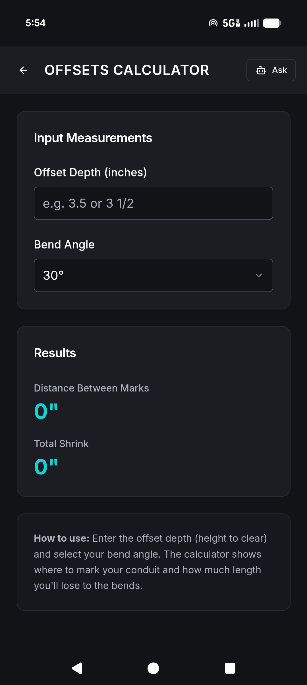 Jolt Offset Calculator